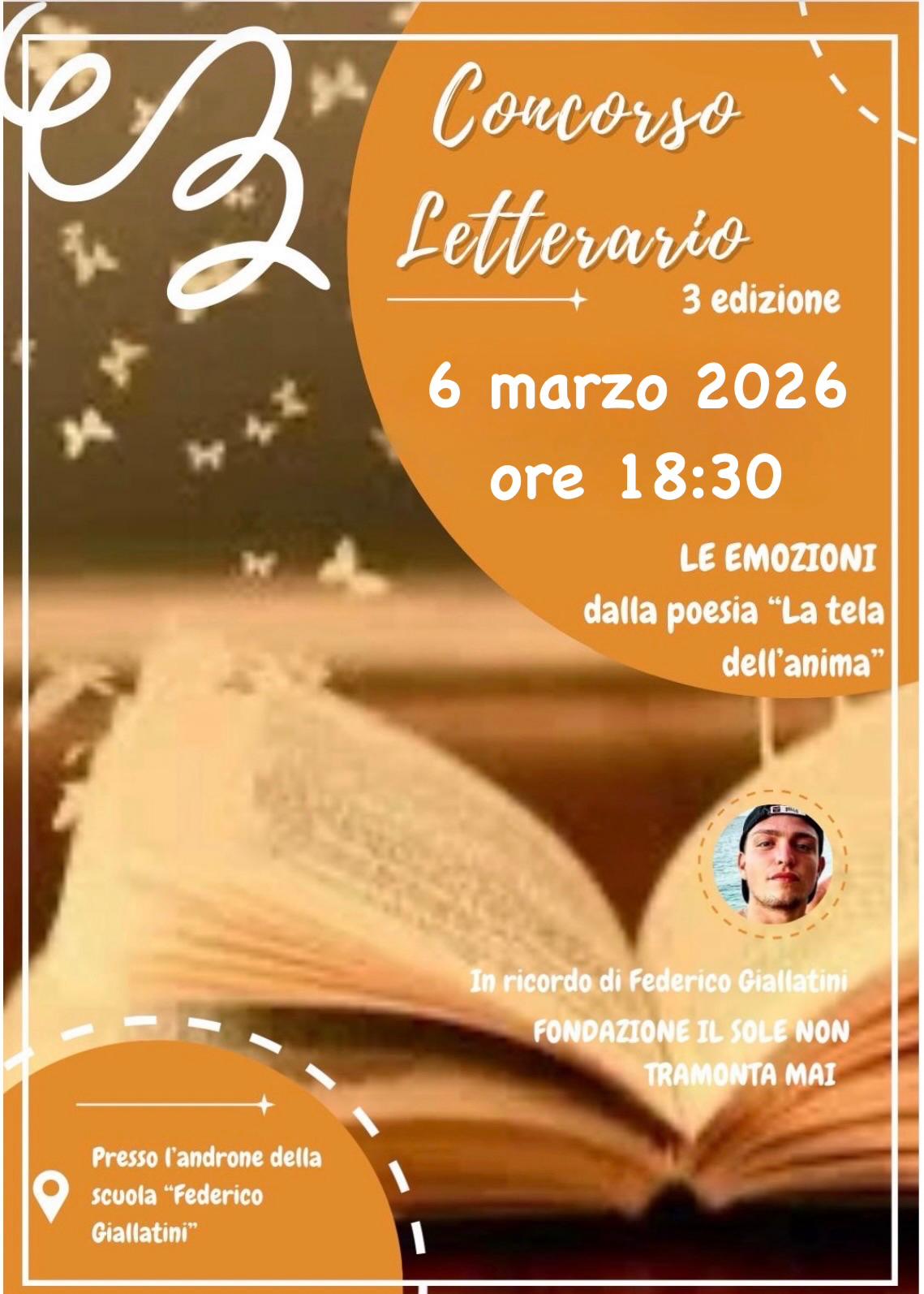III ed Concorso Letterario Giallantini 2026 locandina